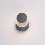 Modern Outdoor Bollard Landscape Light with Warm LED Glow