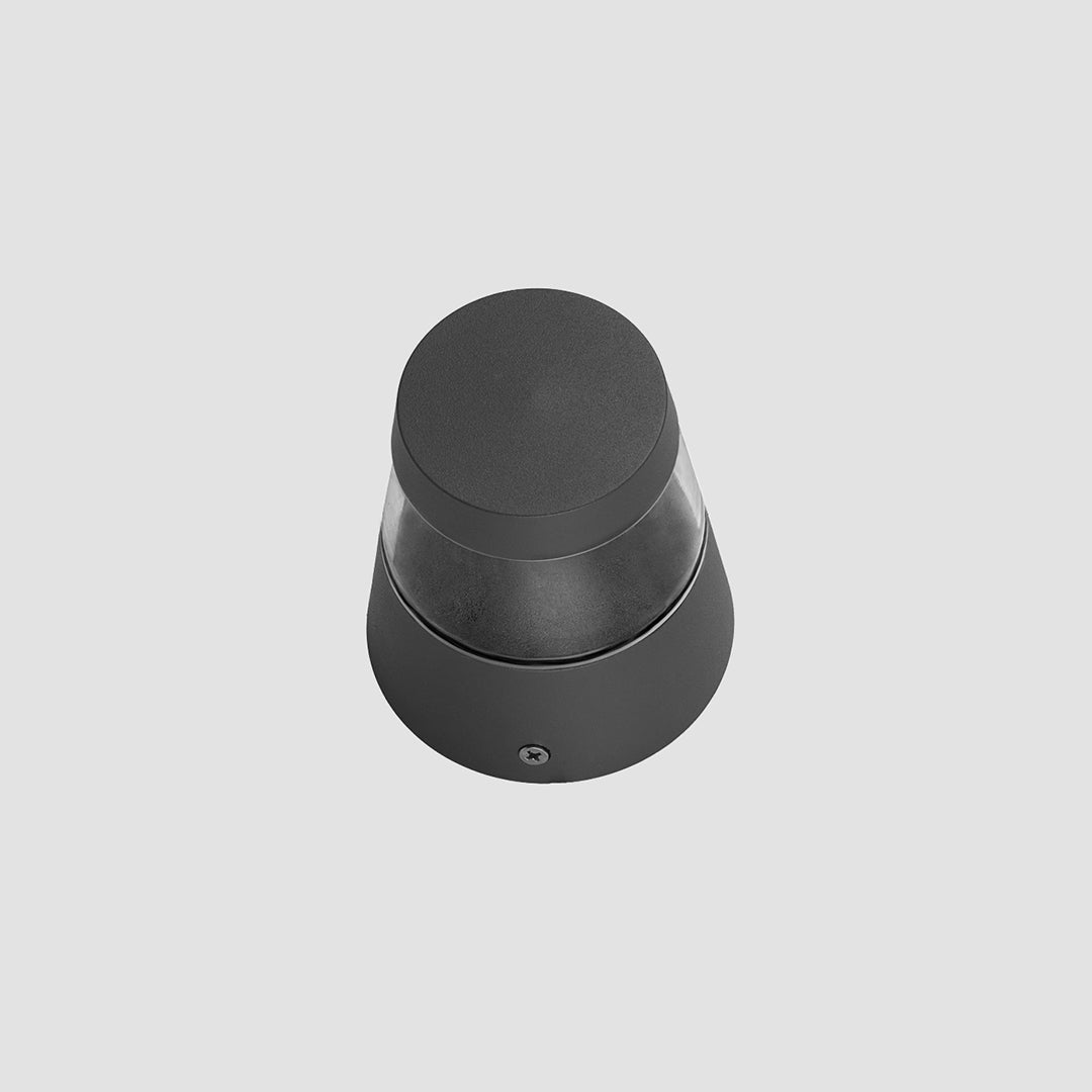 Modern Outdoor Bollard Landscape Light with Warm LED Glow