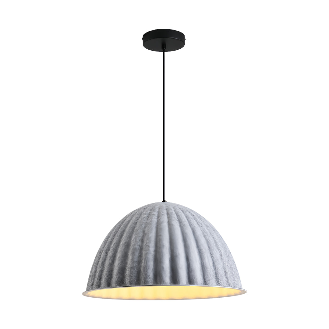 Nordic Pumpkin Felt Pendant Light with Acoustic Design