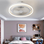 Smart Wireless Inverter Timing Stepless Dimming Led Bladeless Ceiling Fan With Lights