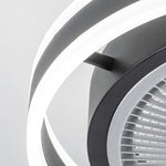 Smart Wireless Inverter Timing Stepless Dimming Led Bladeless Ceiling Fan With Lights