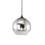Lumina Glass Globe Pendant Light – Modern Single-Ball Ceiling Lamp for Dining & Living Spaces