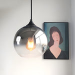 Lumina Glass Globe Pendant Light – Modern Single-Ball Ceiling Lamp for Dining & Living Spaces