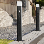 Solar Bollard Light Outdoor Garden Aluminum LED Landscape Lamp