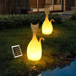 Sculptural Solar Animal Garden Light with Dimmable RGB LED