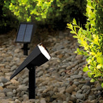 Solar Spike Spotlight with Adjustable Head for Garden and Landscape
