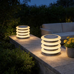 Modern Solar Pillar Lights for Garden Paths and Courtyards