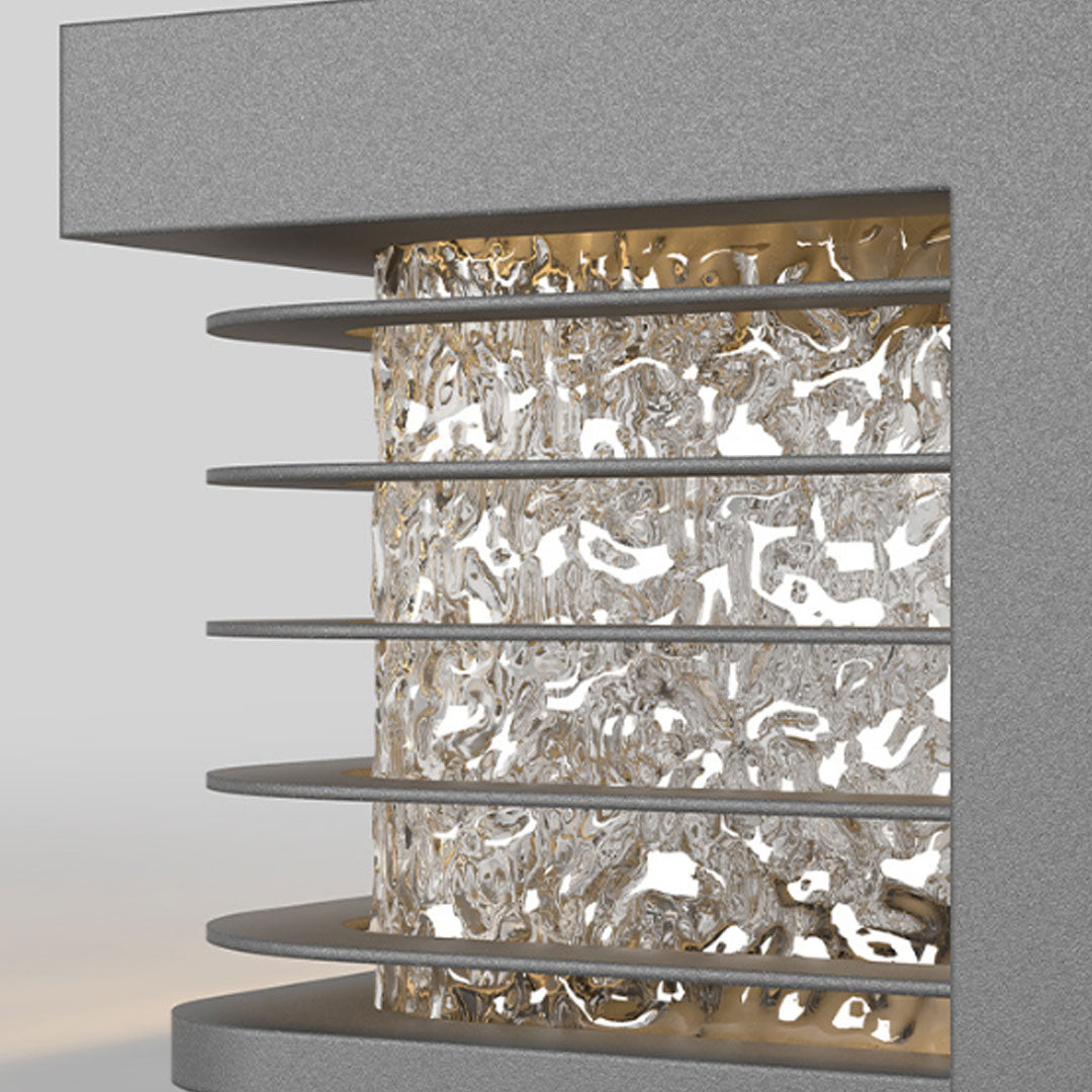 Modern Solar Gate Pillar Lights in Stainless Steel for Outdoor Entryways