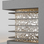 Modern Solar Gate Pillar Lights in Stainless Steel for Outdoor Entryways