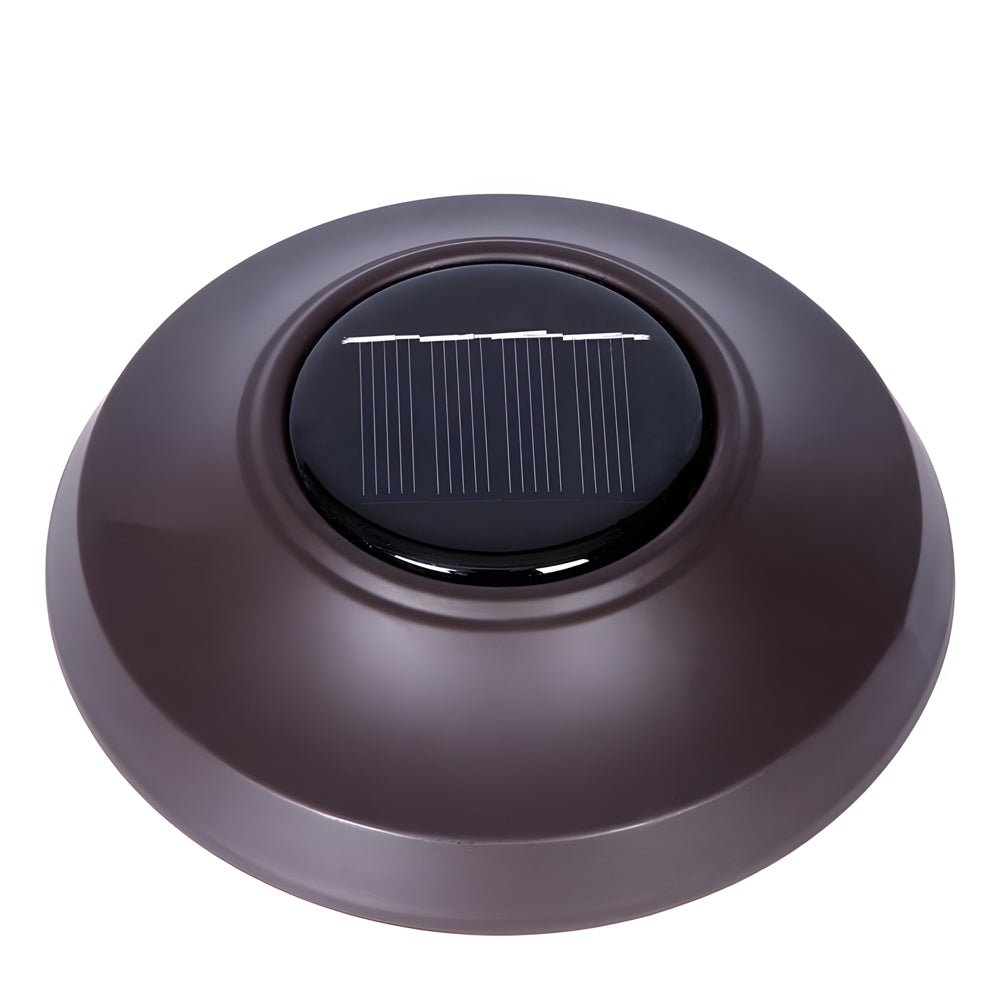 Retro Modern Solar LED Stake Lights in Glass and Stainless Steel for Pathways and Gardens