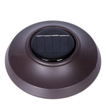 Retro Modern Solar LED Stake Lights in Glass and Stainless Steel for Pathways and Gardens