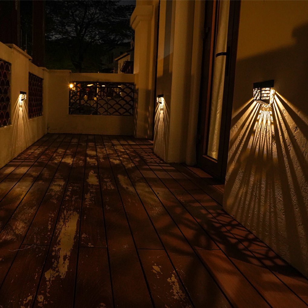 Solar Hollow Outdoor Wall Light
