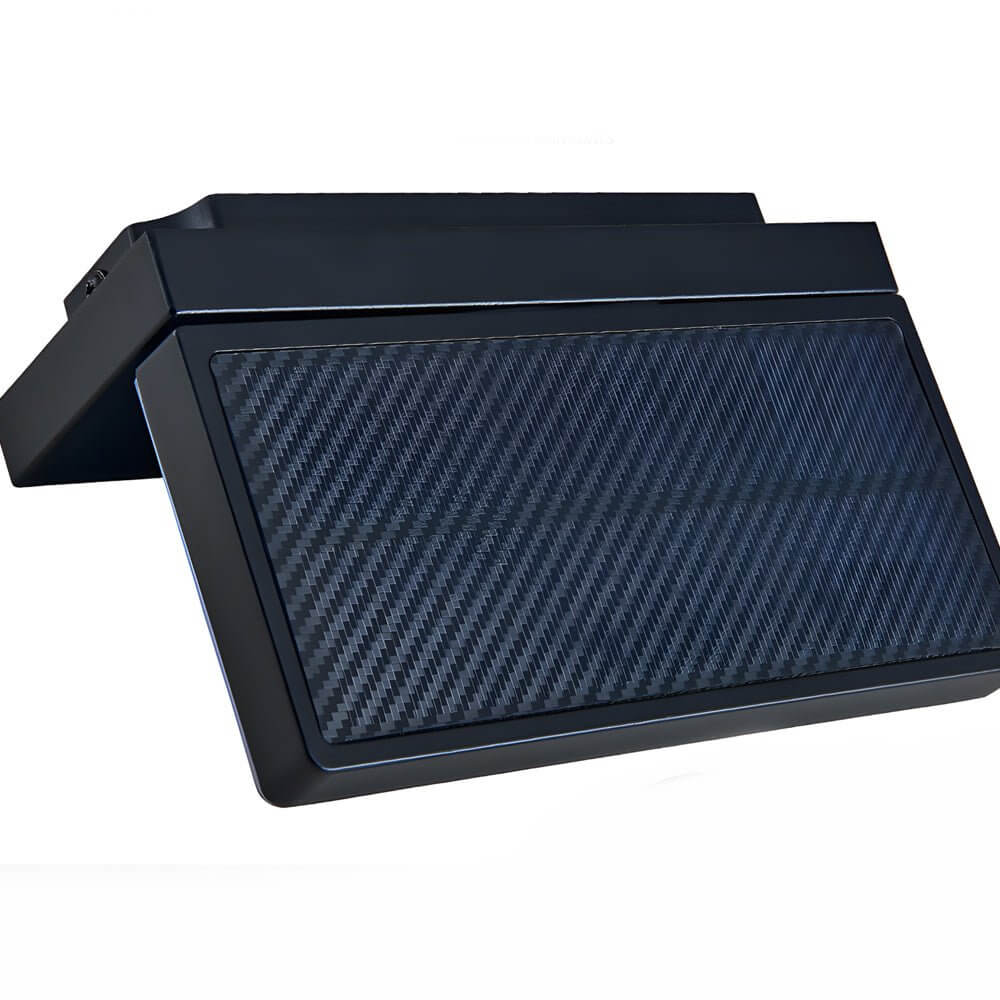 Modern Solar LED Outdoor Wall Light with Motion Sensor, Black Aluminum