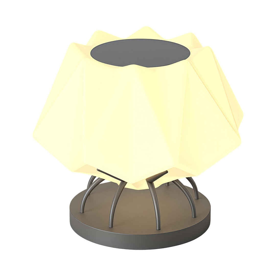Modern Solar LED Pillar Lights for Outdoor Garden, Waterproof Stainless Steel Post Cap Lighting