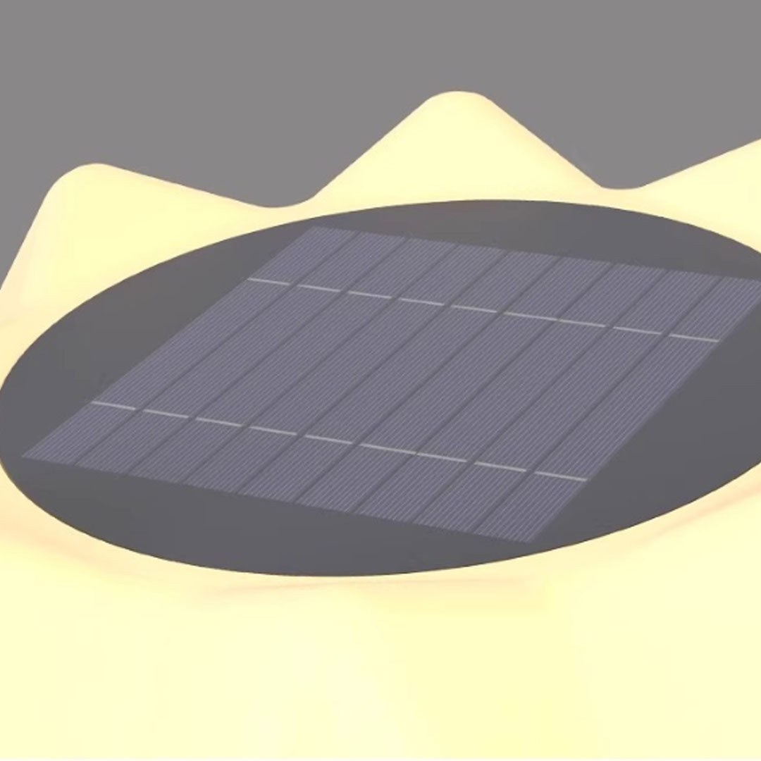 Modern Solar LED Pillar Lights for Outdoor Garden, Waterproof Stainless Steel Post Cap Lighting
