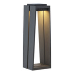 Minimalist Trapezoid Solar Bollard Lights for Modern Outdoor Spaces