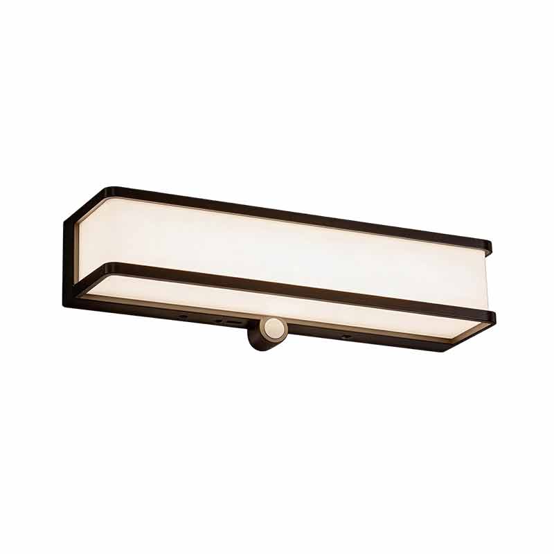 Modern Solar-Powered LED Outdoor Wall Light with Motion Sensor