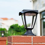 Aurelia Solar Pillar Light in Die-Cast Aluminum for Modern Landscapes