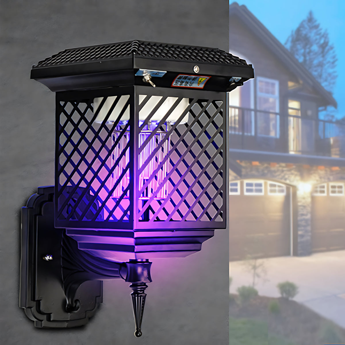 Solar-Powered Stainless Steel Landscape Light with Mosquito Guard