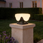 Modern Stainless Steel Solar Pillar Lights for Gate and Fence
