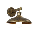 Vintage Outdoor Wall Sconce with Rust-Resistant Iron Frame and Warm LED Glow