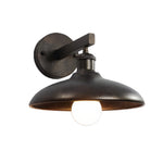 Vintage Outdoor Wall Sconce with Rust-Resistant Iron Frame and Warm LED Glow