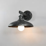 Vintage Outdoor Wall Sconce with Rust-Resistant Iron Frame and Warm LED Glow