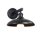 Vintage Outdoor Wall Sconce with Rust-Resistant Iron Frame and Warm LED Glow