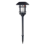 Solar-Powered Stainless Steel Outdoor Path Light with Warm White LED