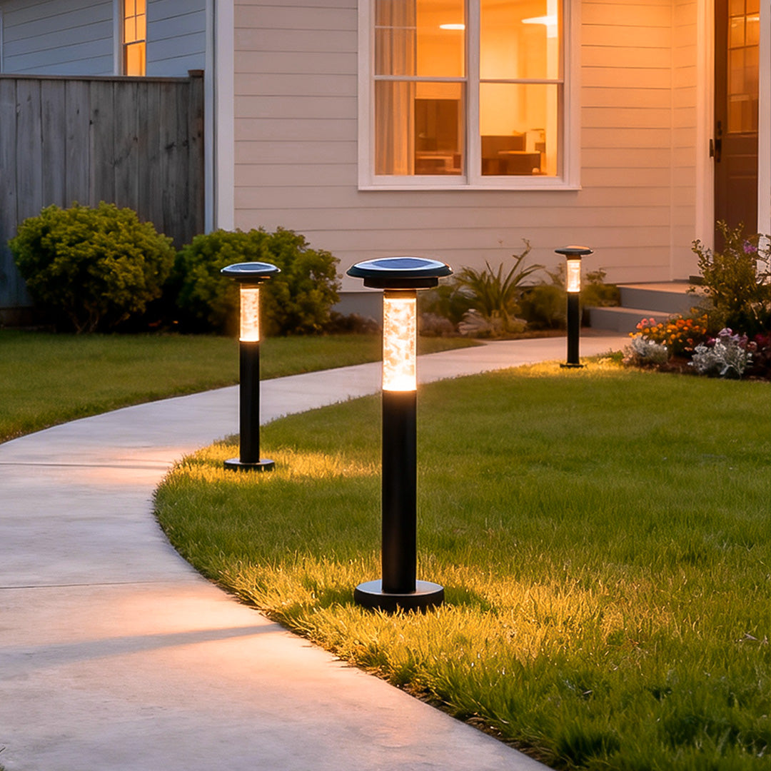 Bubble Solar Path Light – Minimalist Outdoor LED Landscape Lighting