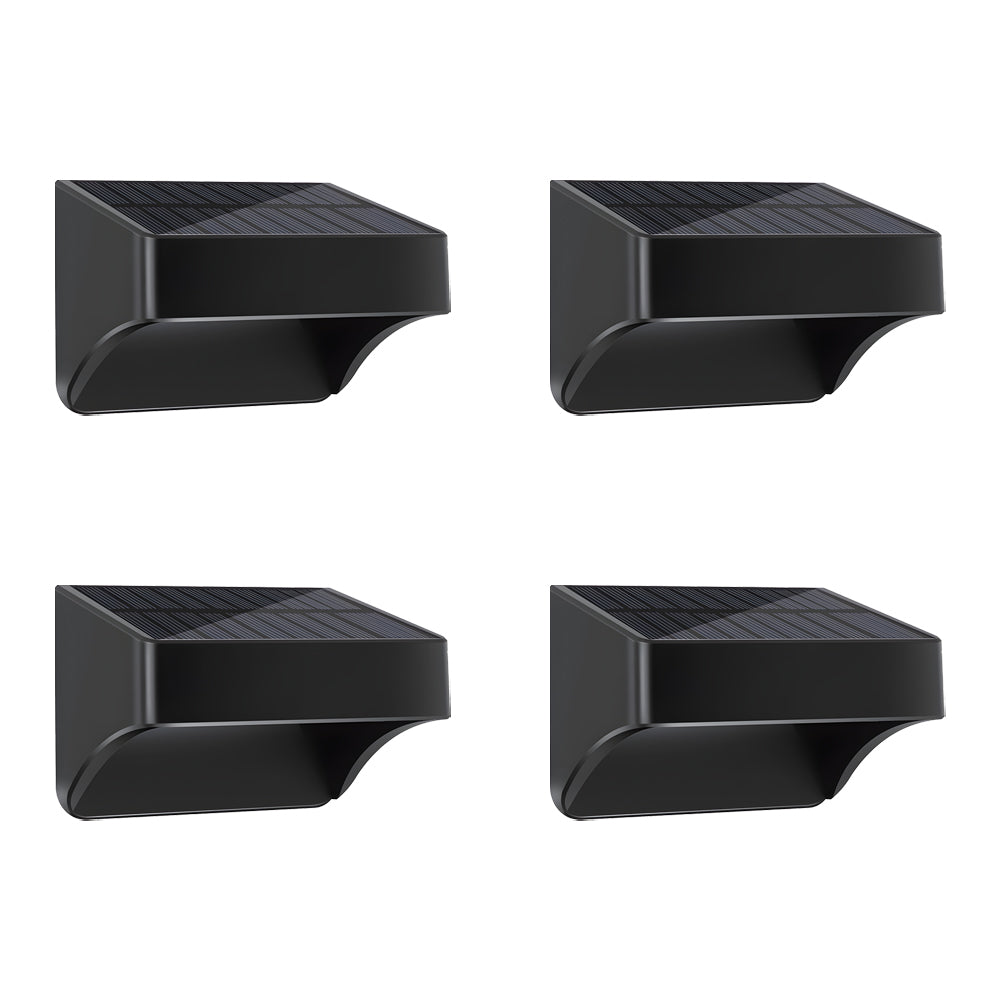 Minimalist Solar Outdoor Wall Sconce with Dusk-to-Dawn Sensor