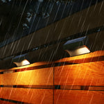 Minimalist Solar Outdoor Wall Sconce with Dusk-to-Dawn Sensor