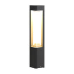 Hollow Bollard Light with Three-Sided Illumination for Modern Landscapes