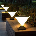 Solar Outdoor Waterproof Post Lights For Courtyard Landscape Decorative Lighting