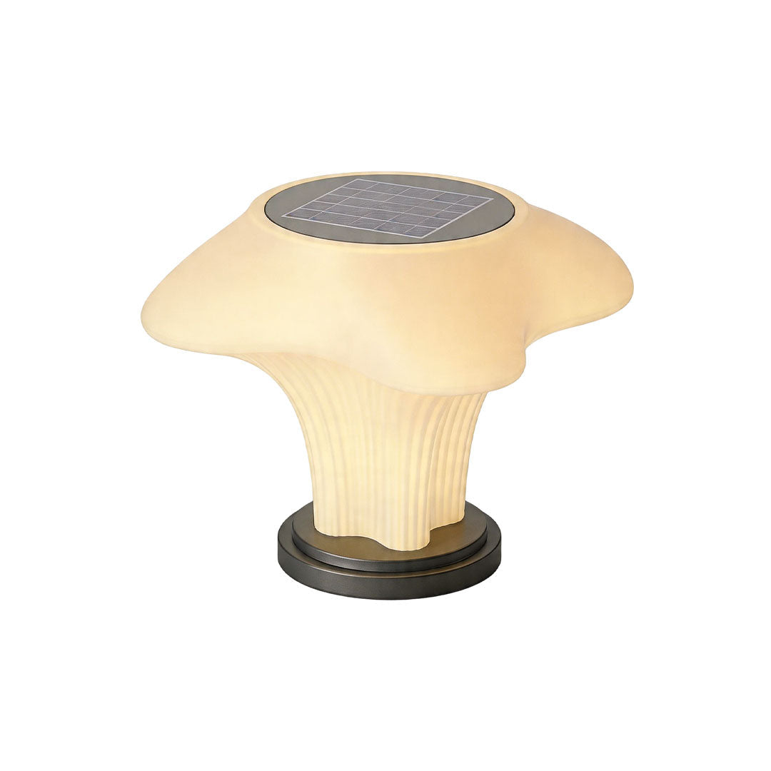 Modern Solar Pillar Light Stainless Steel Outdoor Entryway Lamp