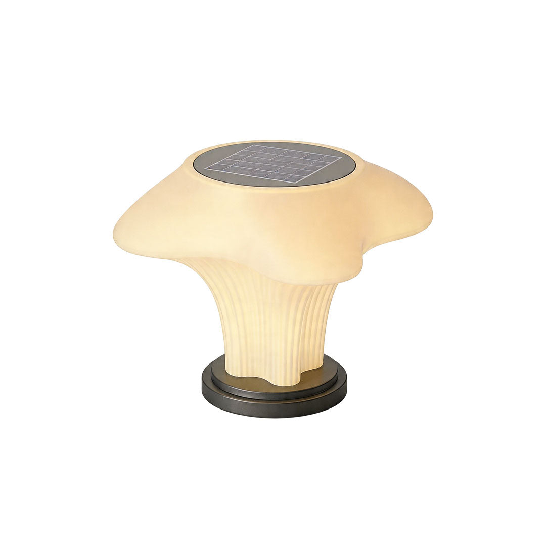 Modern Solar Pillar Light Stainless Steel Outdoor Entryway Lamp
