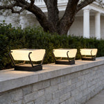 Modern Solar Pillar Lights for Garden Gate, Waterproof Stainless Steel Post Lighting