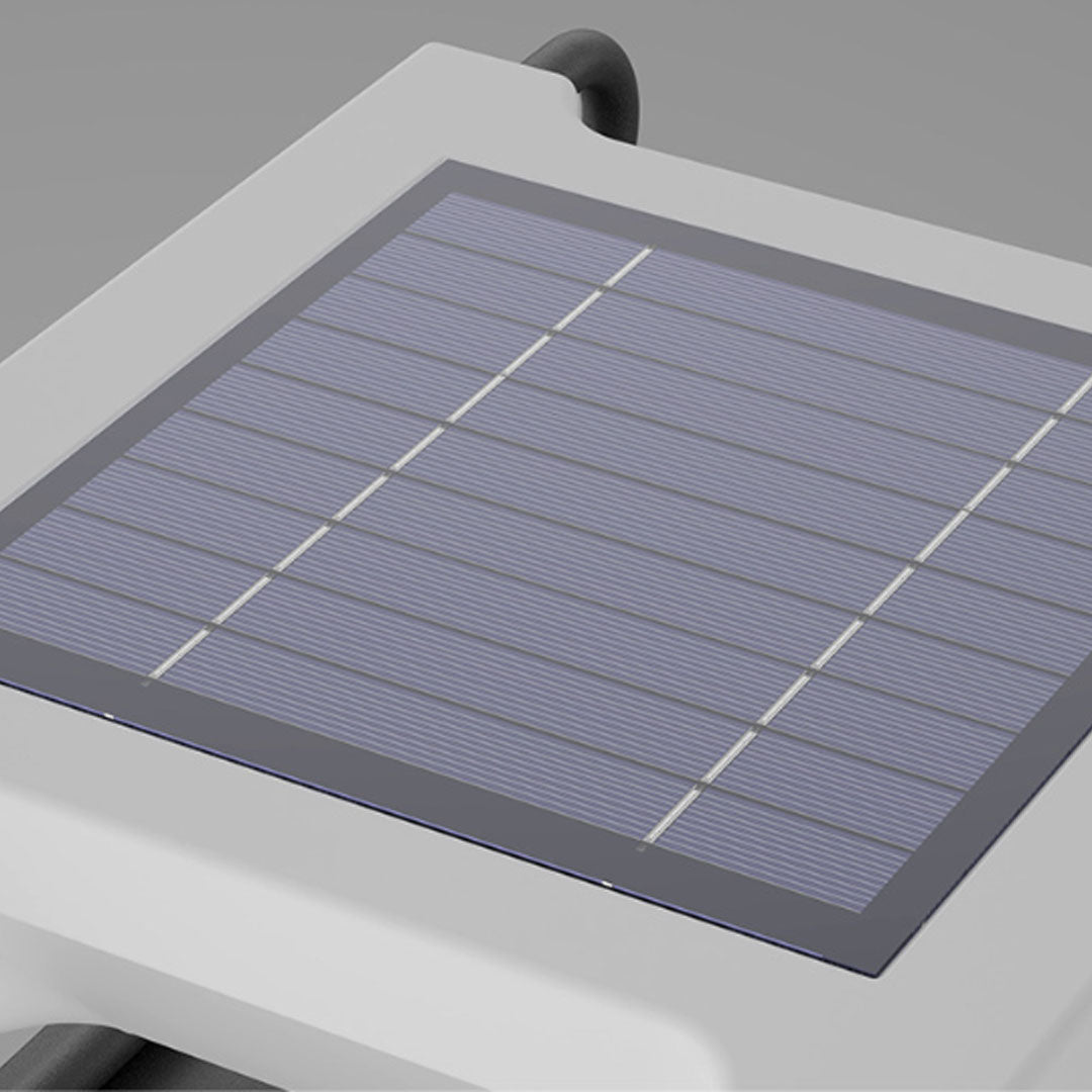 Modern Solar Pillar Lights for Garden Gate, Waterproof Stainless Steel Post Lighting