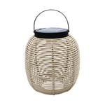 Artisan Solar Wicker Lantern with Warm LED Glow for Outdoor Living