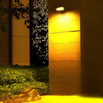 Aria Solar Motion Wall Sconce — Modern Waterproof LED Outdoor Light