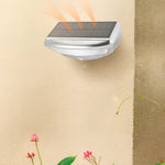 Aria Solar Motion Wall Sconce — Modern Waterproof LED Outdoor Light