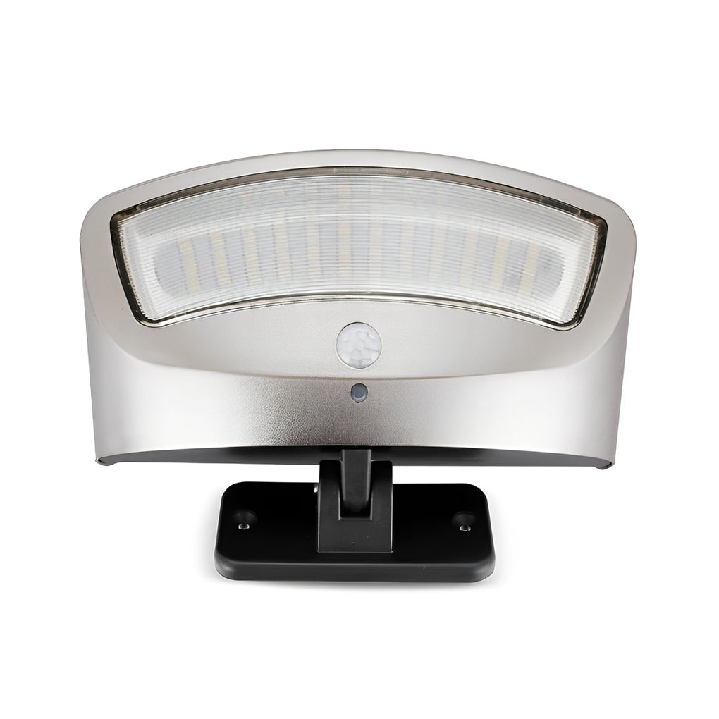 Aria Solar Motion Wall Sconce — Modern Waterproof LED Outdoor Light