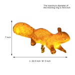 Solar Animal Garden Lights LED Waterproof Hanging Sculptural Squirrel Outdoor Lamp