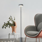Petite Floor Lamp with Dimmable LED Reading Light, Modern Minimalist Pole Lamp
