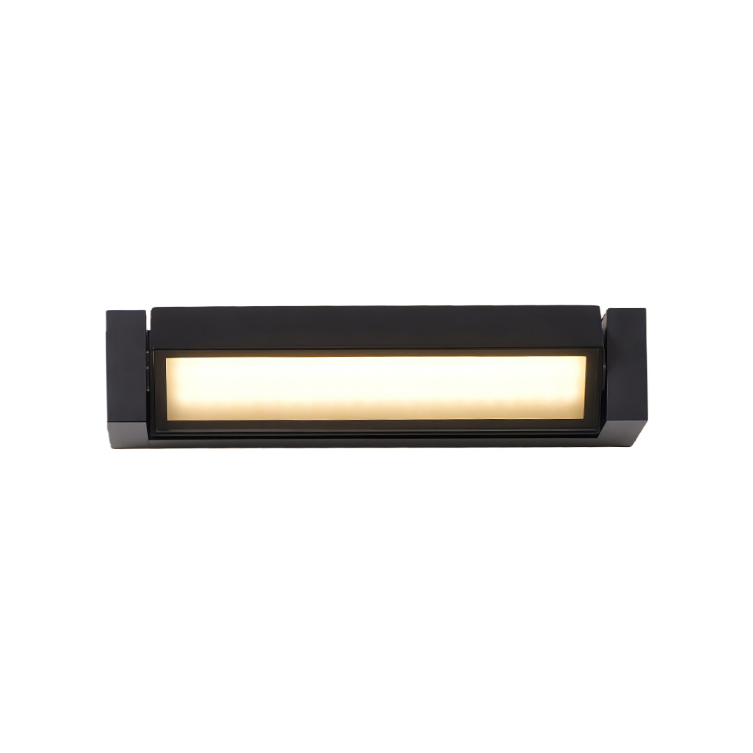 Rotatable Linear LED Wall Sconce in Black Aluminum