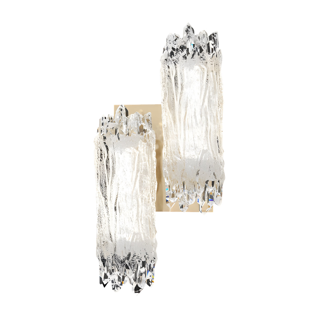 Lumina Gold Minimalist LED Wall Sconce with Acrylic Shade
