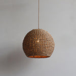 Raffia Zen Pendant Light – Handcrafted Japanese Paper Shade