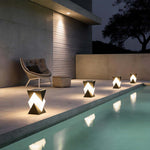 Modern Minimalist LED Pillar Light for Outdoor Spaces