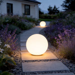 Lumina Sphere LED Floor Lamp for Modern Outdoor Spaces