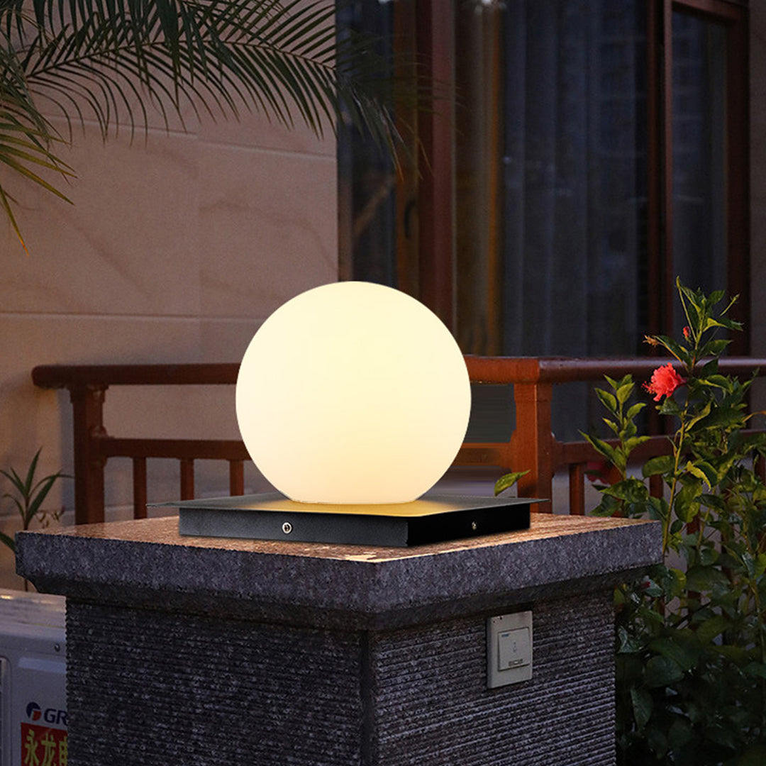 Modern Outdoor Pillar Lights, IP65 Waterproof Stainless Steel Bollard Lamp